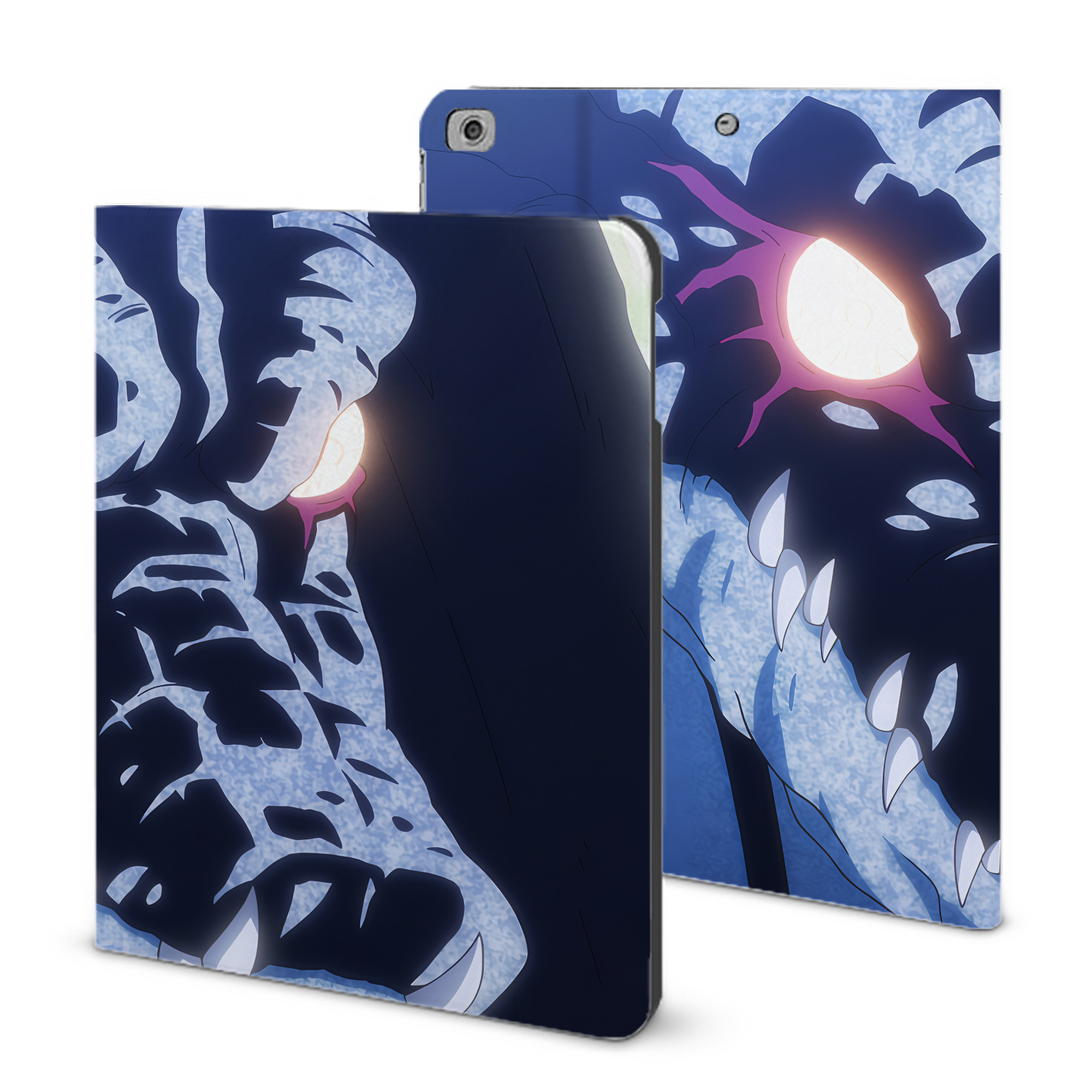 （画像用） 転スラ Regarding Reincarnated to Slime IPad ケース ブック型 PUレザー TPU 耐衝撃 軽量 薄型 ペン収納なし 全面保護 IPad 各モデル対応